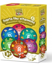 Dječja slagalica igra Art Puzzle od 54 dijela - Naučite vitamine