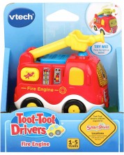 Dječja igračka Vtech - Mini kolica, vatrogasno vozilo s dizalicom