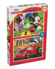 Dječja slagalica Educa od 2 x 20 dijelova - Mickey Mouse