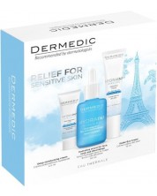 Dermedic Hydrain3 Hialuro Set - Serum, krema za područje oko očiju i dnevna krema, SPF15, 30 + 15 + 2.5 ml -1