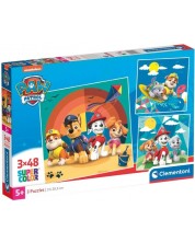 Dječja slagalica Clementoni od 3 x 48 dijelova - Paw Patrol (opcija 1) -1