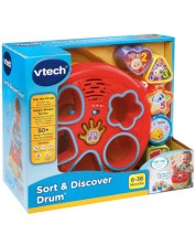 Dječja igračka Vtech - Glazbeni bubanj i sorter (na engleskom) -1