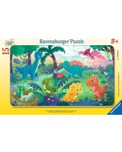 Dječja slagalica Ravensburger od 15 dijelova - Mali dinosauri -1