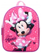 Dječji 3D ruksak Vadobag - Minnie Mouse, ružičasti