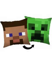 Ukrasni jastuk Cerda - Minecraft, Steve Creeper, dvostrani -1