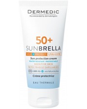 Dermedic Sunbrella Krema za sunčanje za kožu s ispucalim kapilarama, SPF50+, 50 ml -1
