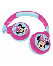 Dječje slušalice Lexibook - Minnie HPBT010MN, bežične, ružičaste -1