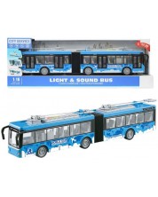 Dječja igračka Ocie City Service - Gradski trolejbus, 1:16, plavi -1