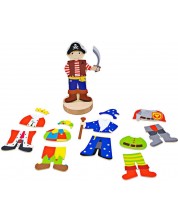 Dječja igračka Bigjigs – Magnetska lutka za odijevanje, bajke -1