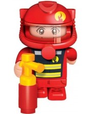 Dječja igračka BanBao - Minifigura vatrogasca, 10 cm