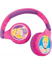 Dječje slušalice Lexibook - Princesses HPBT010DP, bežične, ružičaste