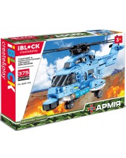 Dječji konstruktor IBlock - Helikopter, 375 dijelova