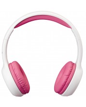 Dječje slušalice Lenco - HP-010PK, roza/bijele -1