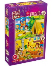 Dječja slagalica Art Puzzle 2 u 1 - Ljetna zabava