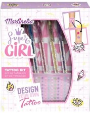 Dječji set za tetoviranje Martinelia - Super Girl  -1