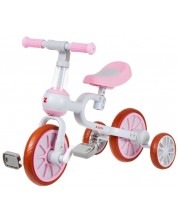 Dječji bicikl 3 u 1 Zizito - Reto, ružičasti -1