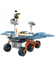 Dječja igračka za montažu Raya Toys - Mars Rover solarni robot, 46 dijelova, plavi