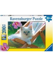 Dječja slagalica Ravensburger od 200 XXL dijelova - Bijelo mače -1