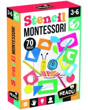 Dječja igra Headu Montessori - Raznobojni šabloni -1