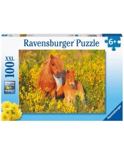 Dječja slagalica Ravensburger od 100 XXL dijelova - Šetlandski poni