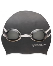 Dječji set za plivanje Speedo - Kapa i naočale, crne -1