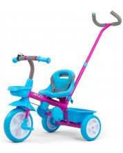 Dječji tricikl Milly Mally - Axel, plavi/ružičasti -1