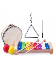 Dječji glazbeni set Woody - Drveni instrumenti