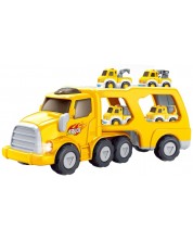Dječji set za igranje Sonne - Platformski kamion i automobili