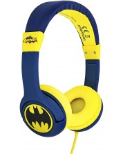 Dječje slušalice OTL Technologies - Batman Caped Crusader, plave -1