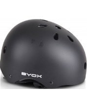 Dječja kaciga Byox - Skate Y09 (54-58 cm), crna -1