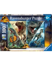 Dječja slagalica Ravensburger od 100 XXL dijelova - Dominacija u Jurskom svijetu -1