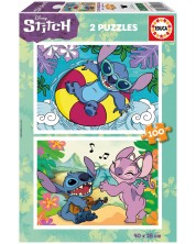 Dječja slagalica Educa od 2 x 100 dijelova - Stitch