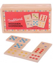 Dječji drveni domino Bigjigs - Classic -1