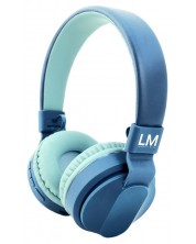 Dječje slušalice PowerLocus - Louise&Mann 3, bežične, plave