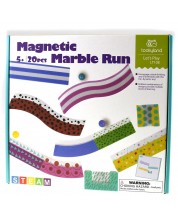 Dječja igra Tooky Toy - Magnetna staza s kuglicama, Marble Run