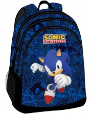 Školski ruksak Kstationery Sonic - S 3 pretinca -1