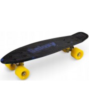 Dječji skateboard Qkids - Galaxy, crni grafit -1