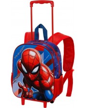 Dječji ruksak na kotače Karactermania Spider-Man - Skew, 3D