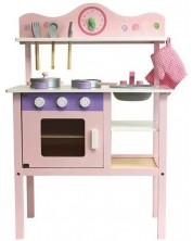 Dječja drvena kuhinja Acool Toy - Ružičasta