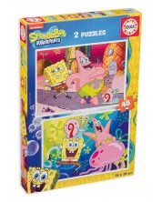 Dječja slagalica Educa od 2 x 48 dijelova - Spongebob