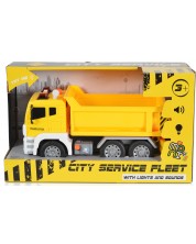 Dječja igračka Moni Toys - Kamion kiper, žuti, 1:12 -1