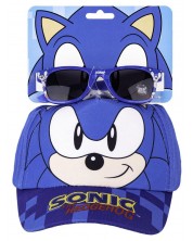 Dječji set Cerda - Kapa i sunčane naočale, Sonic -1