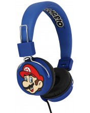 Dječje slušalice OTL Technologies - Super Mario Tween, plave -1
