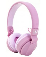 Dječje slušalice PowerLocus - Louise&Mann 3, bežične, ružičaste