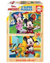 Dječja slagalica Educa od 2 x 16 dijelova - Mickey i Minnie