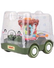 Dječja igračka Raya Toys - Inercijska kolica Bear, zelena