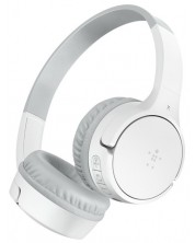 Dječje slušalice Belkin - SoundForm Mini, bežične, bijelo/sive -1