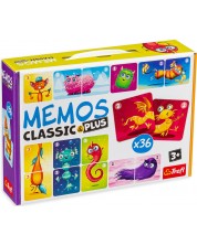 Dječja igra memorije Memos Classic&plus - Slatka čudovišta -1