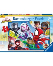 Dječja slagalica Ravensburger od 35 dijelova - Spidey i njegovi nevjerojatni prijatelji -1