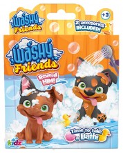 Dječja igračka Kidz World Washy Friends - Blato štene za kupanje, Corgi -1